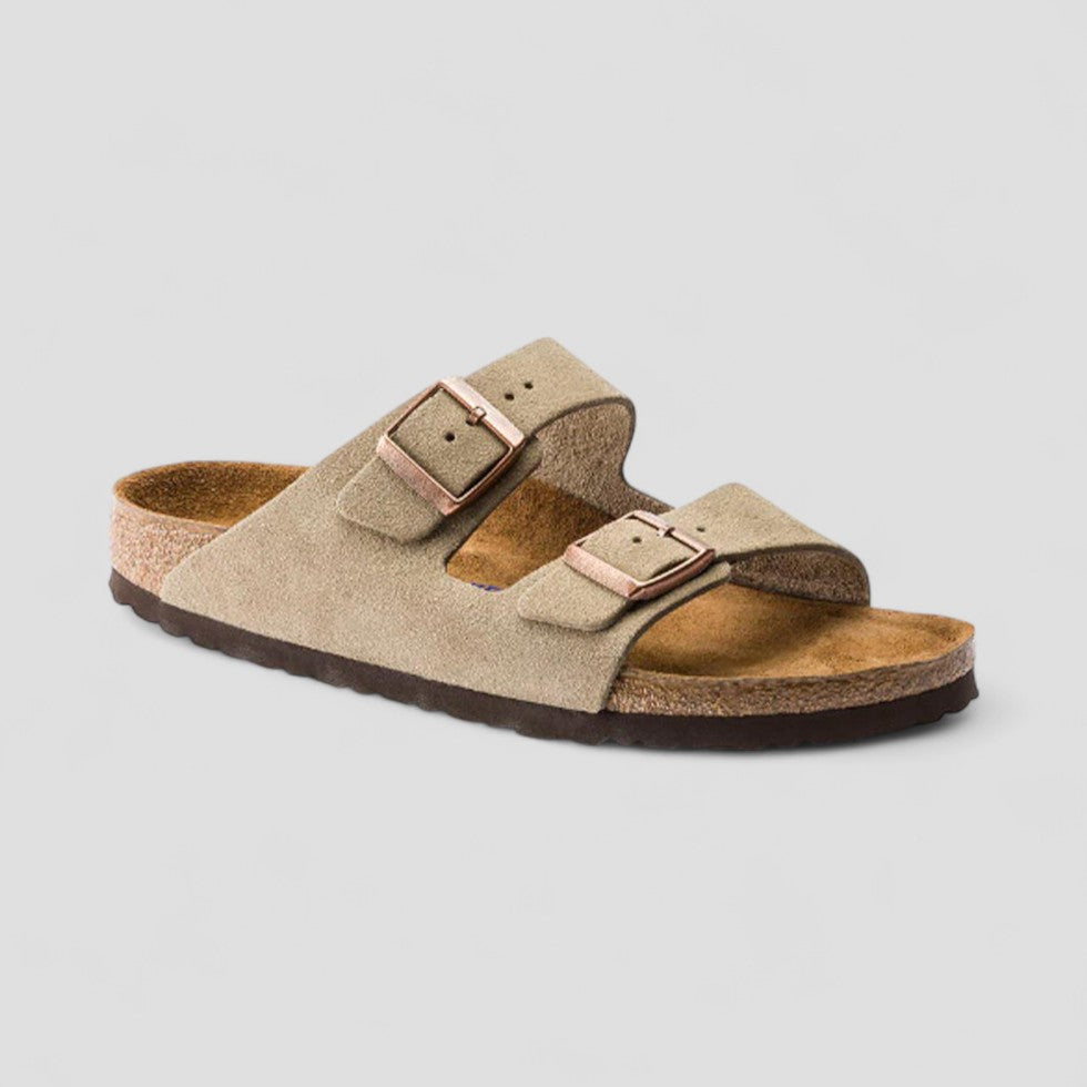 VogeLuxe | Women’s Retro Double Buckle Flat Sandals 7