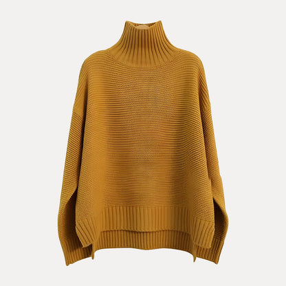 VogeLuxe | Women’s Ribbed Mock Turtleneck Sweater 5