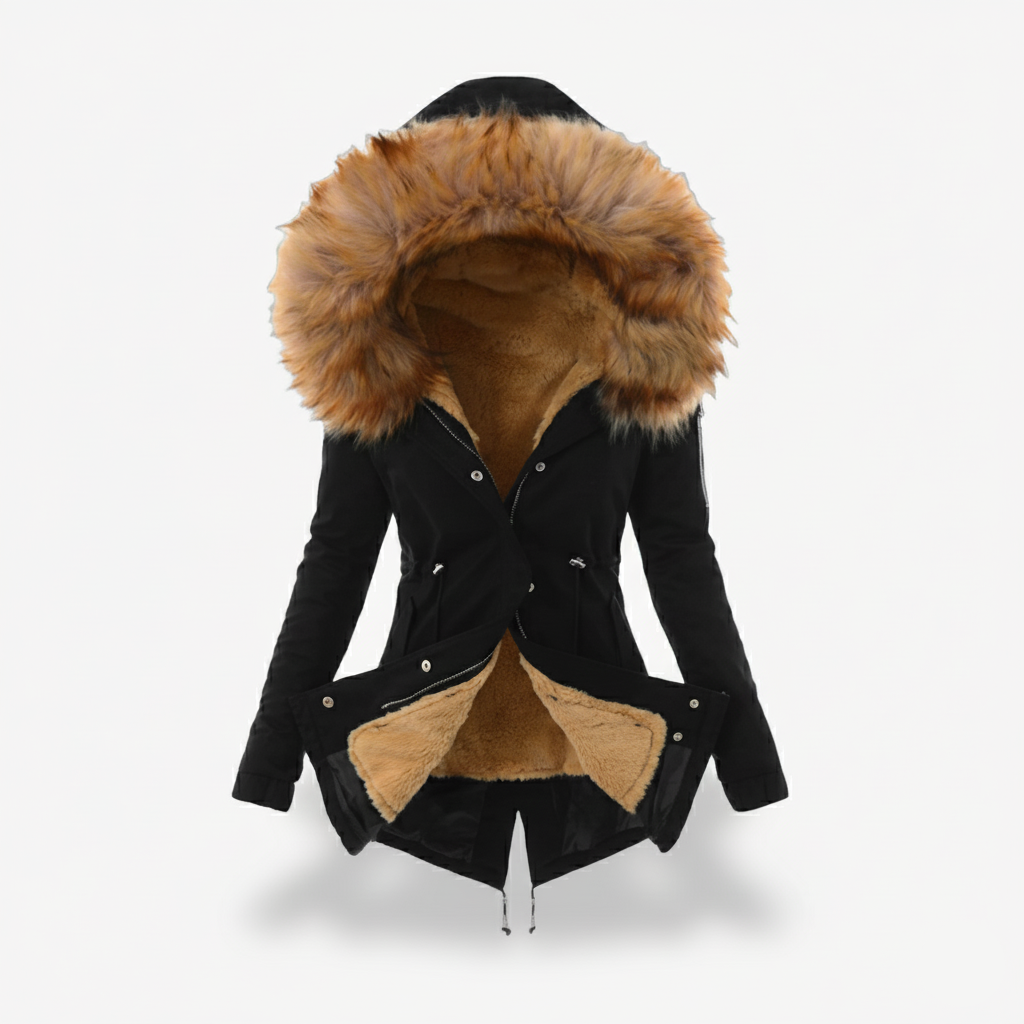 VogeLuxe | Women’s Sherpa Lined Hooded Parka 0