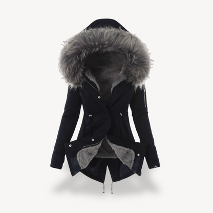 VogeLuxe | Women’s Sherpa Lined Hooded Parka 2