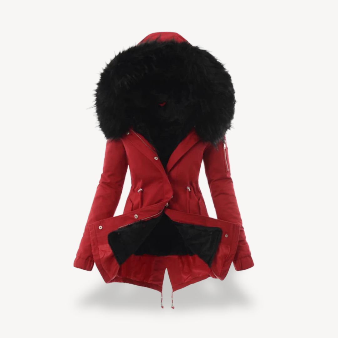 VogeLuxe | Women’s Sherpa Lined Hooded Parka 3