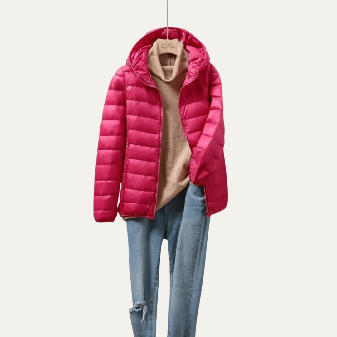 VogeLuxe | Women’s Shiny Ultralight Puffer Jacket 10