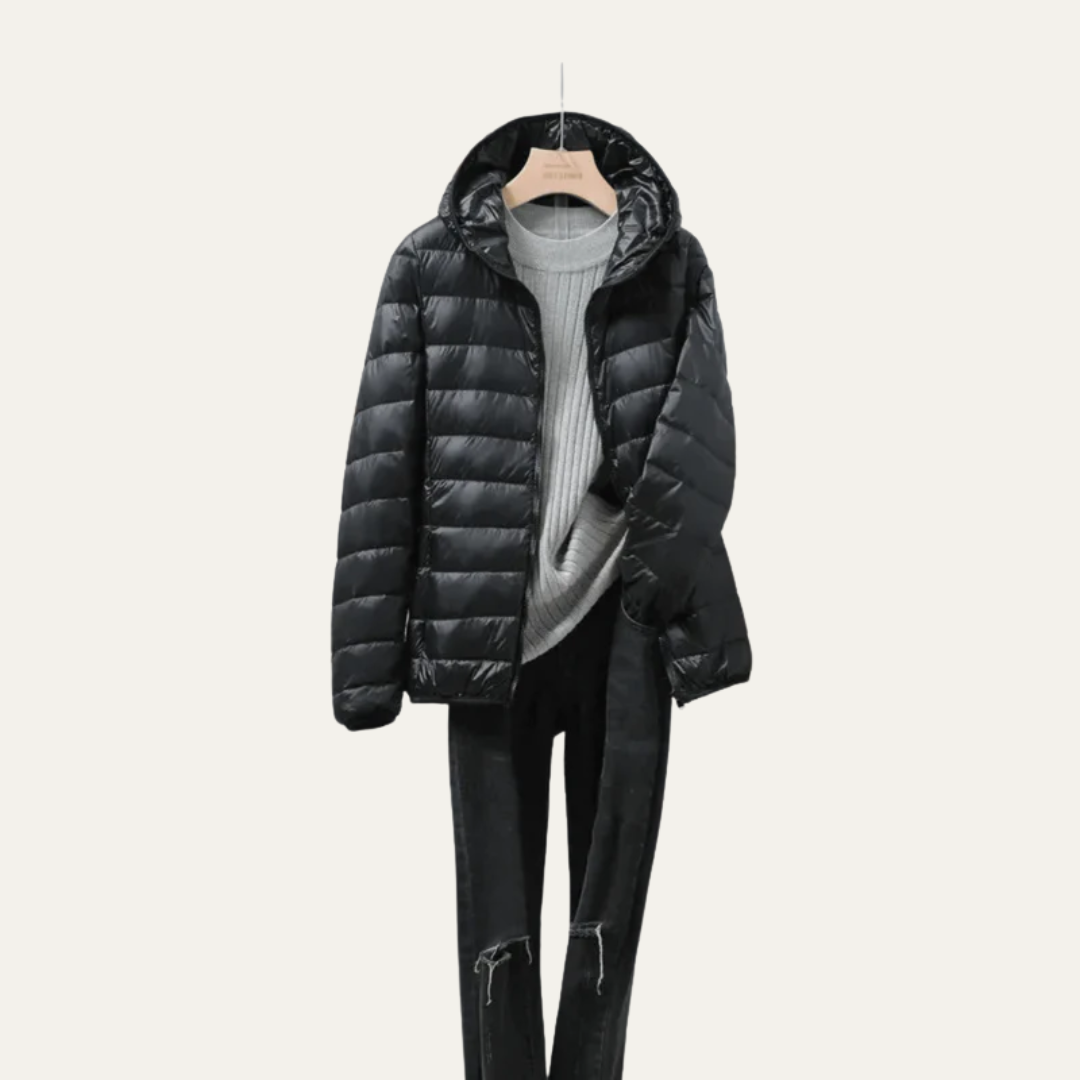VogeLuxe | Women’s Shiny Ultralight Puffer Jacket 2