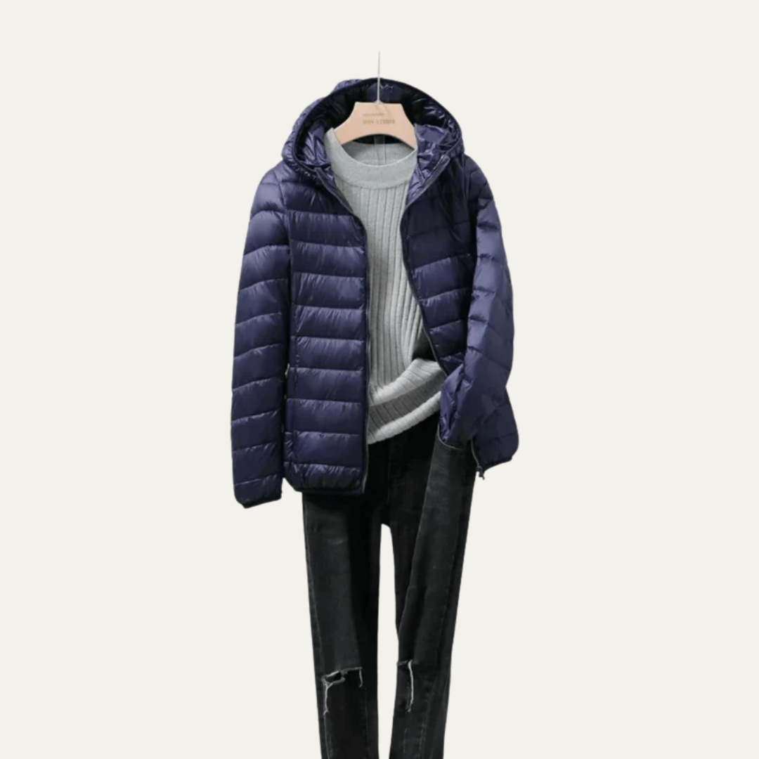 VogeLuxe | Women’s Shiny Ultralight Puffer Jacket 3