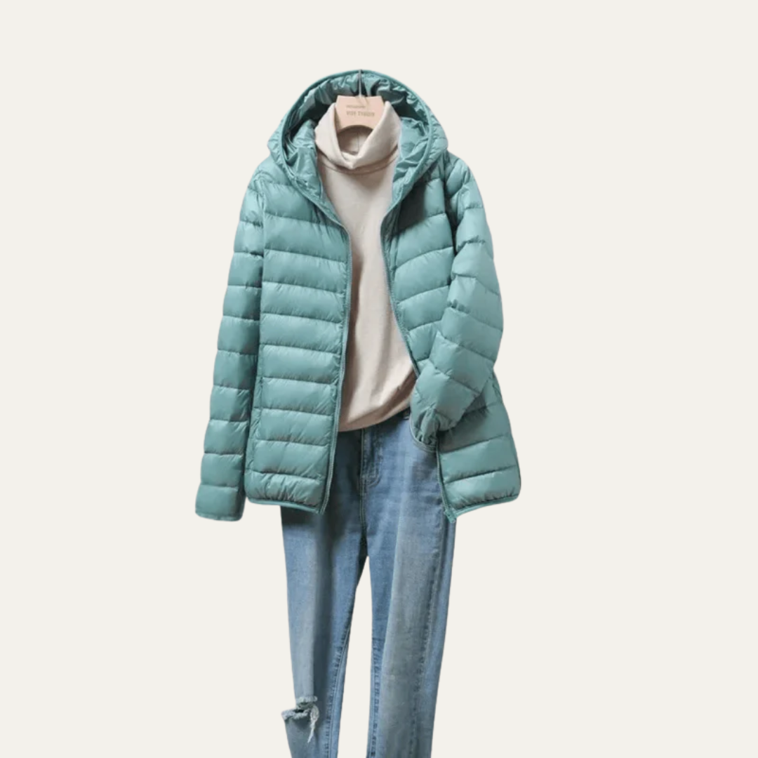 VogeLuxe | Women’s Shiny Ultralight Puffer Jacket 4