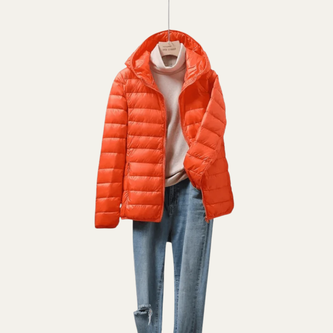 VogeLuxe | Women’s Shiny Ultralight Puffer Jacket 6