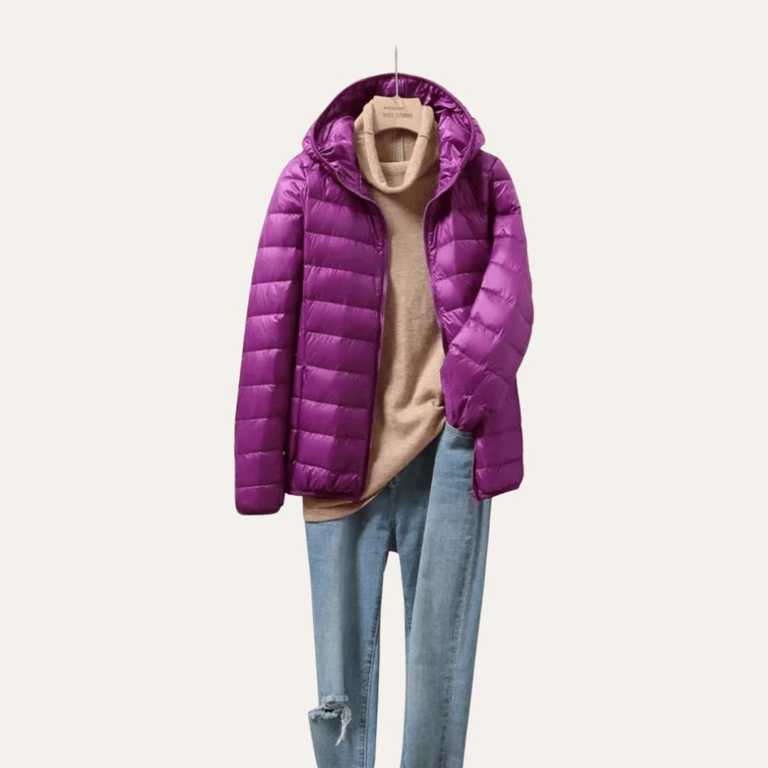 VogeLuxe | Women’s Shiny Ultralight Puffer Jacket 7