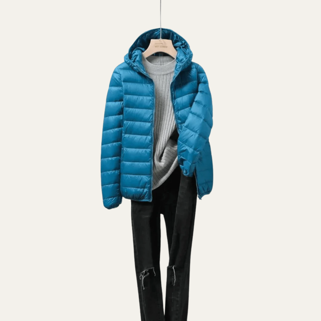 VogeLuxe | Women’s Shiny Ultralight Puffer Jacket 9