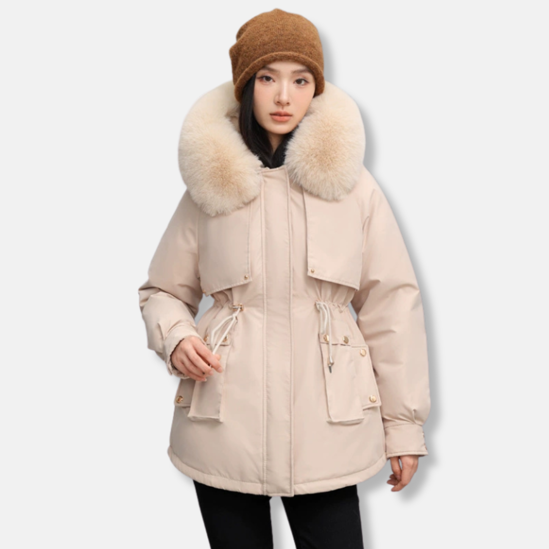 VogeLuxe | Women’s Short Fur-Trimmed Parka 0