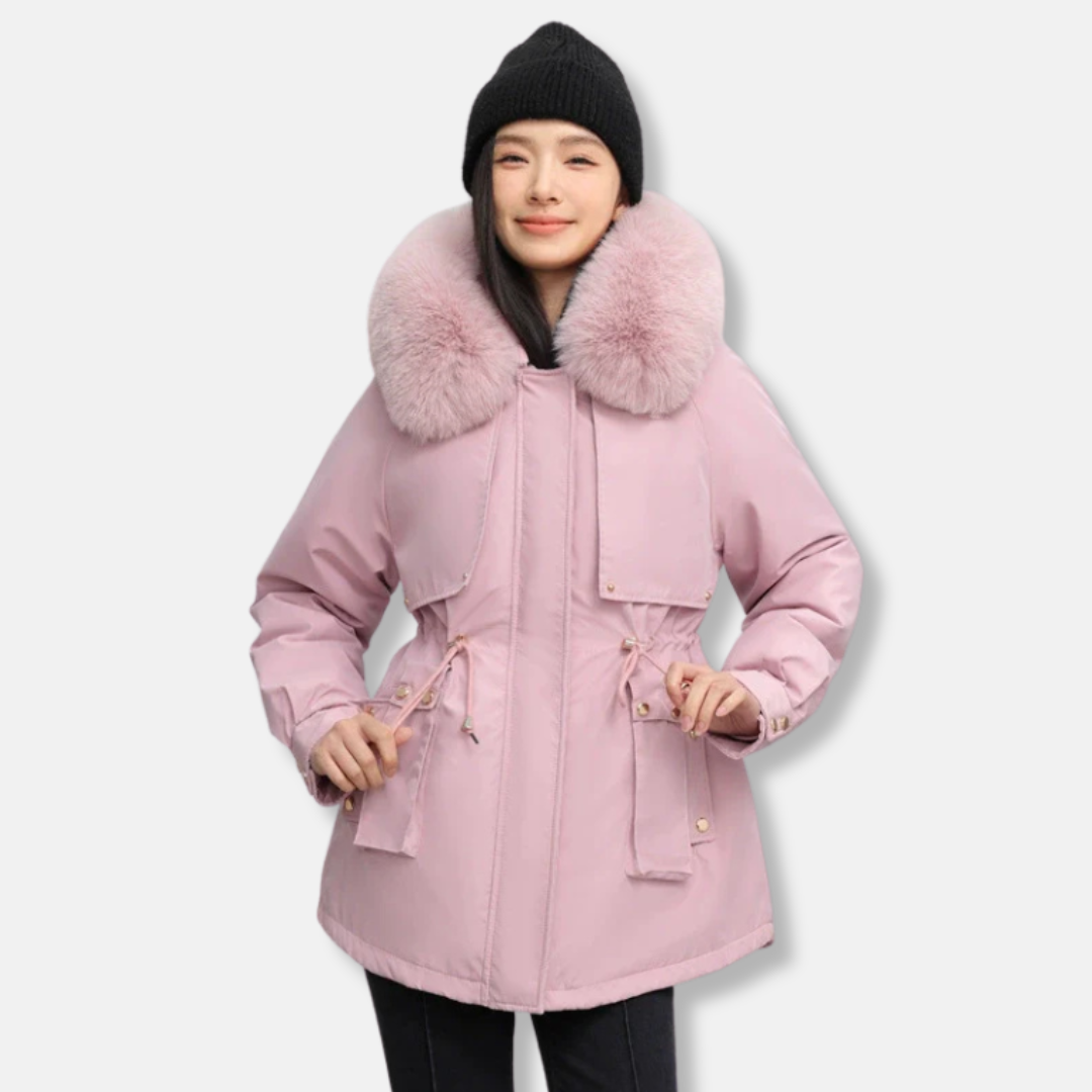 VogeLuxe | Women’s Short Fur-Trimmed Parka 4
