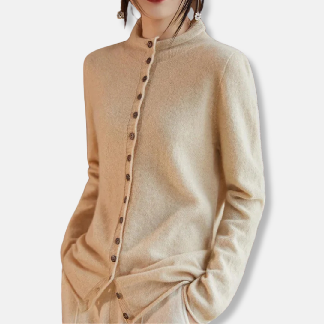 VogeLuxe | Women’s Sleek Button-Up Cardigan 3