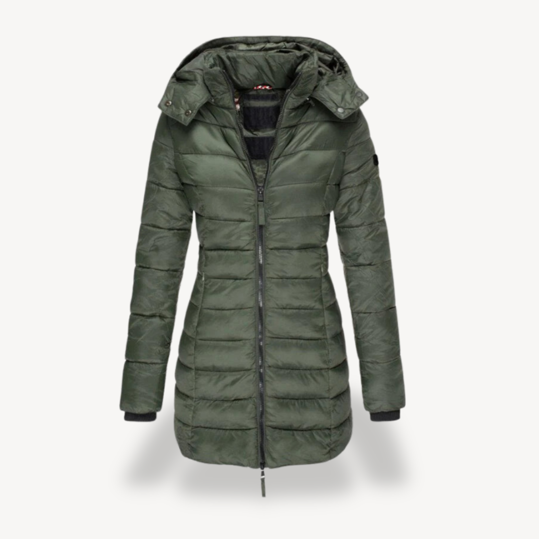 VogeLuxe | Women’s Slim Hooded Padded Jacket 3