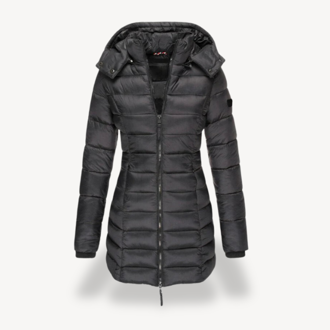 VogeLuxe | Women’s Slim Hooded Padded Jacket 4