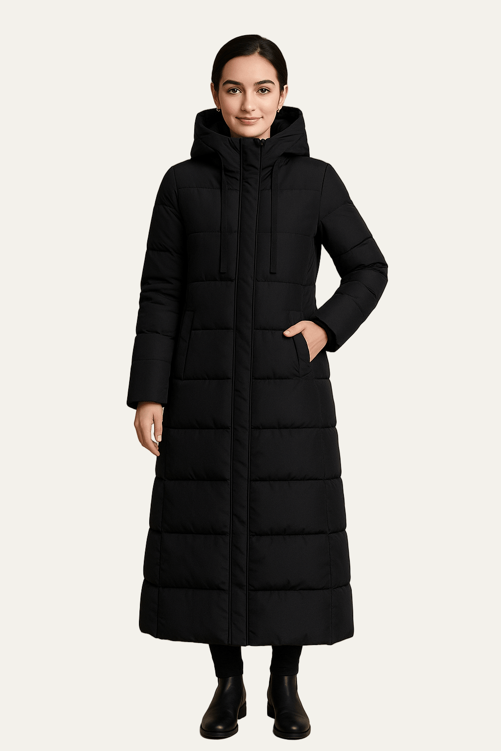 VogeLuxe | Women’s Slim Maxi Puffer Coat 0