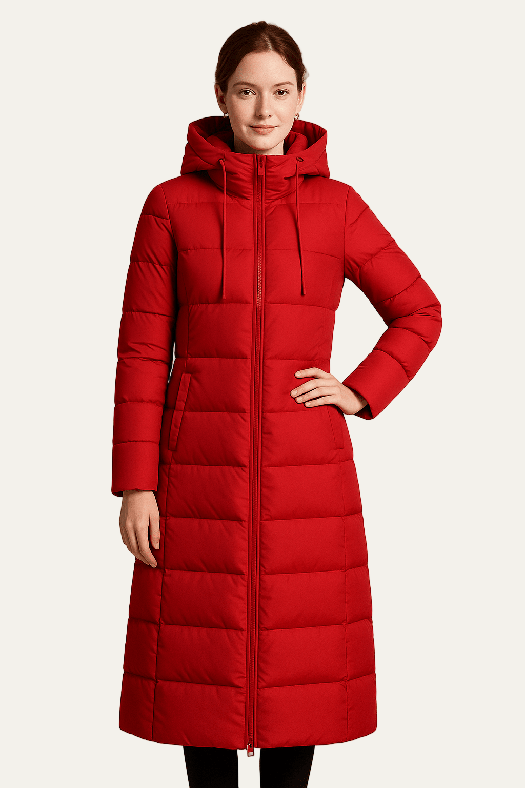 VogeLuxe | Women’s Slim Maxi Puffer Coat 2