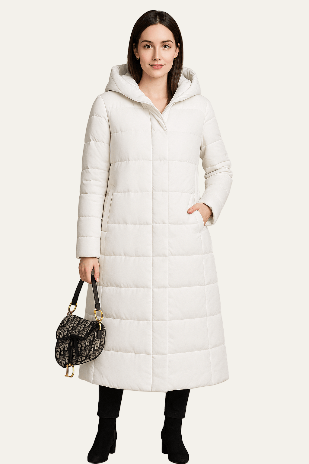 VogeLuxe | Women’s Slim Maxi Puffer Coat 3