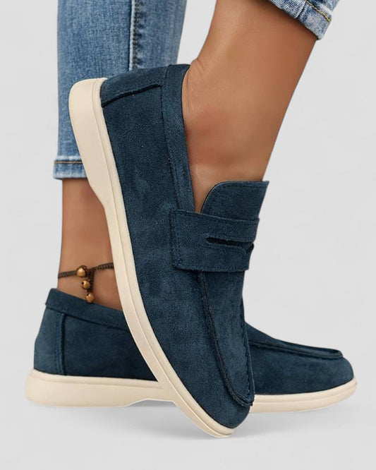 VogeLuxe | Women’s Soft Suede Slip-On Loafers 0