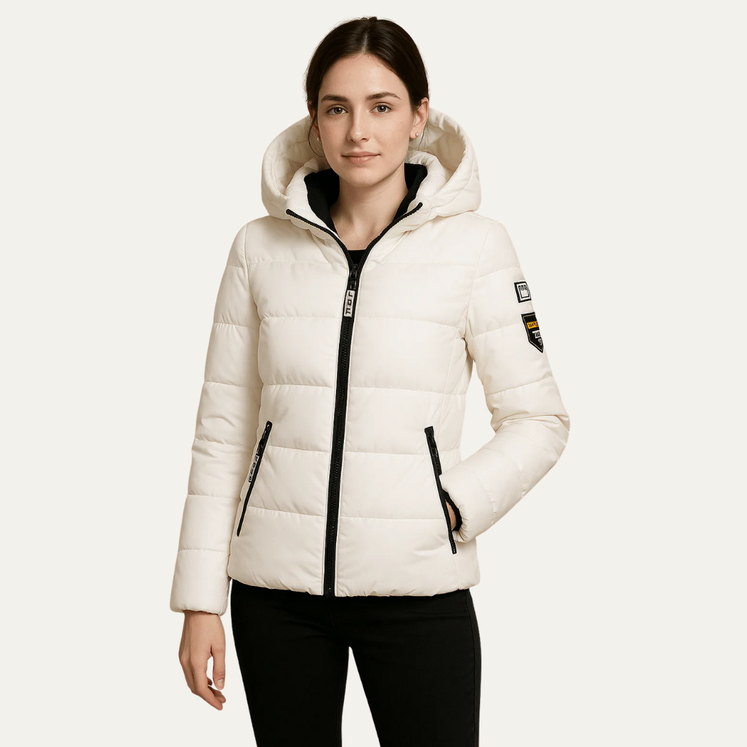 VogeLuxe | Women’s Sporty Hooded Puffer 1