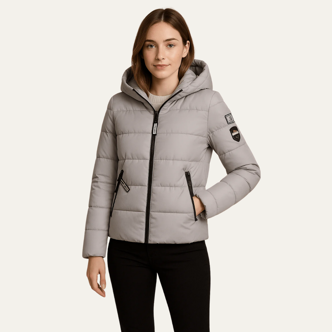 VogeLuxe | Women’s Sporty Hooded Puffer 2