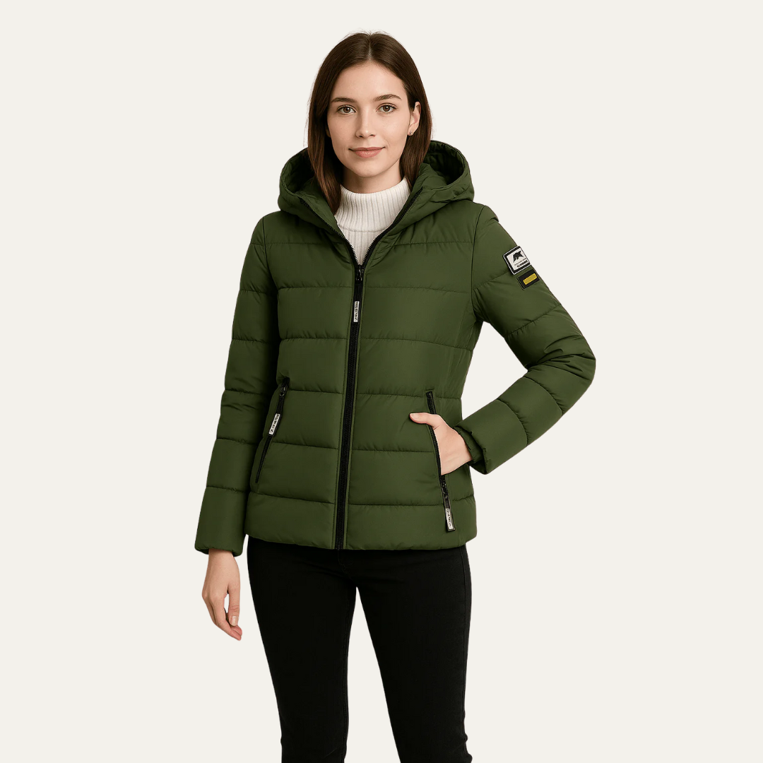 VogeLuxe | Women’s Sporty Hooded Puffer 3