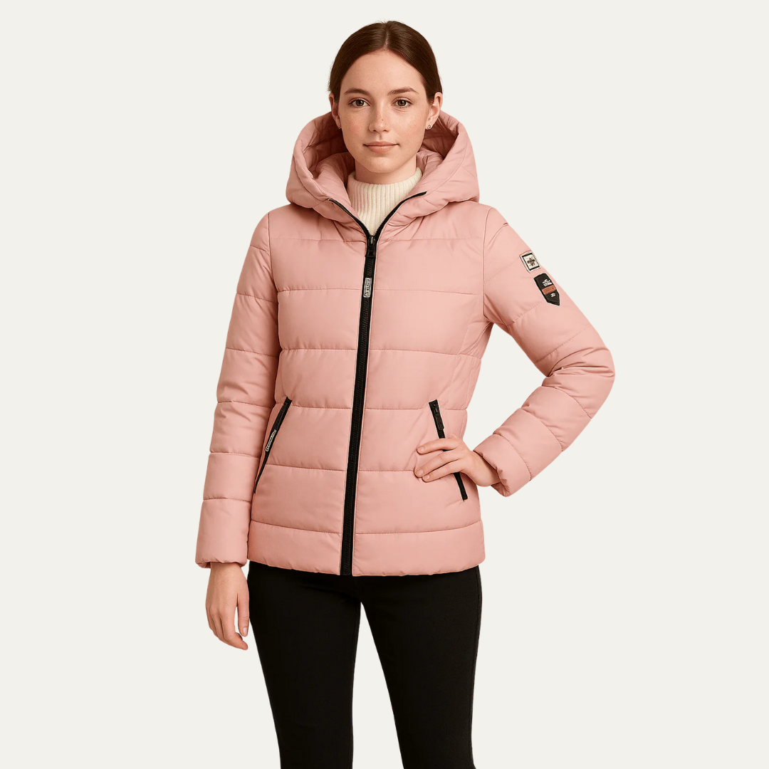 VogeLuxe | Women’s Sporty Hooded Puffer 4