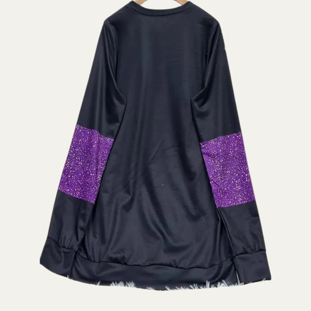 VogeLuxe | Women’s Starry Tree Christmas Sweatshirt 3