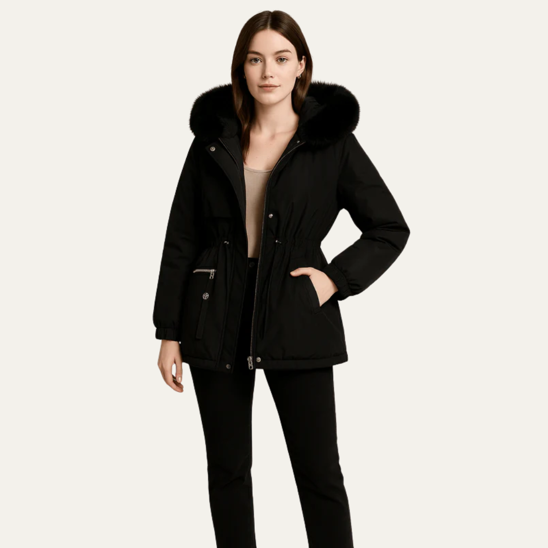 VogeLuxe | Women’s Stylish Hooded Parka Jacket 1