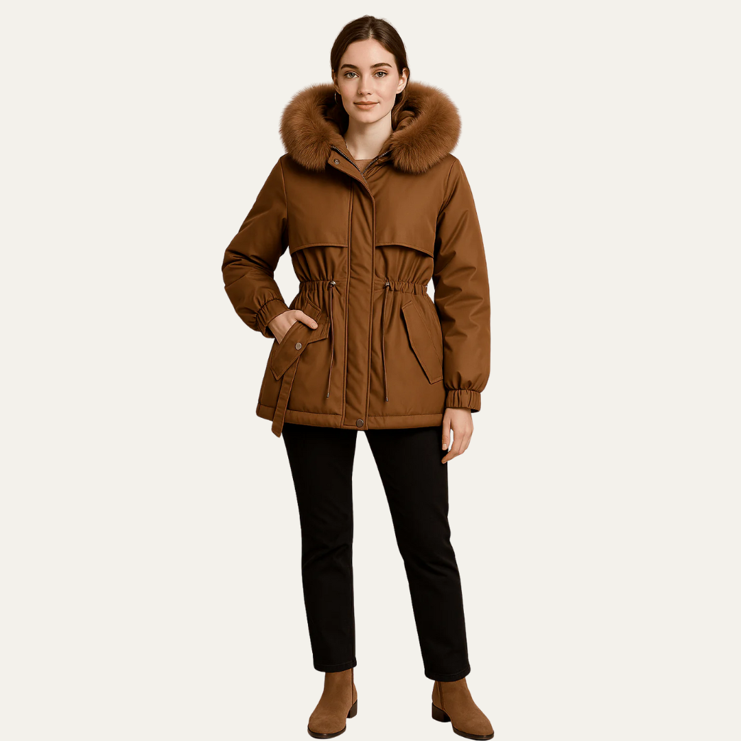 VogeLuxe | Women’s Stylish Hooded Parka Jacket 2