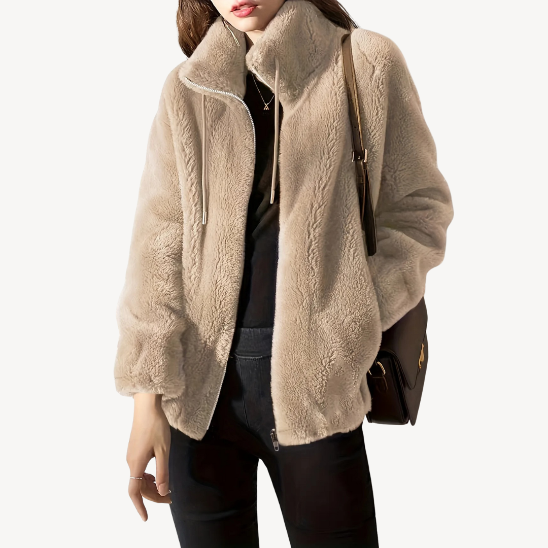 VogeLuxe | Women’s Suede Fleece Jacket 4