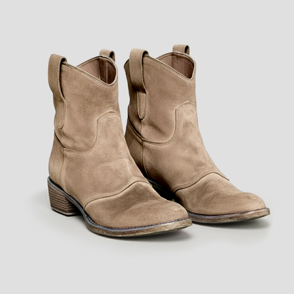VogeLuxe | Women’s Suede Slouched Western Cowboy Boots 5