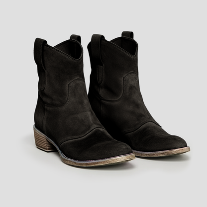 VogeLuxe | Women’s Suede Slouched Western Cowboy Boots 6