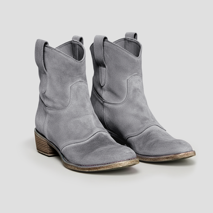 VogeLuxe | Women’s Suede Slouched Western Cowboy Boots 8