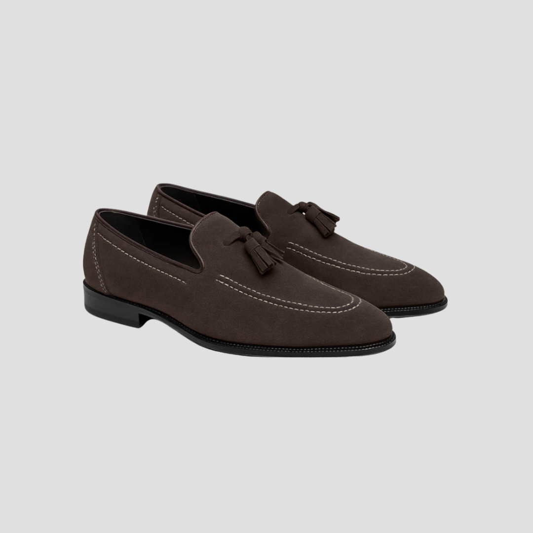 VogeLuxe | Women’s Suede Tassel Loafers 0