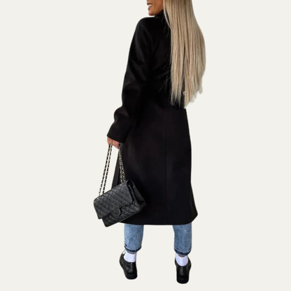 VogeLuxe | Women’s Tailored Overcoat with Notched Lapels 5