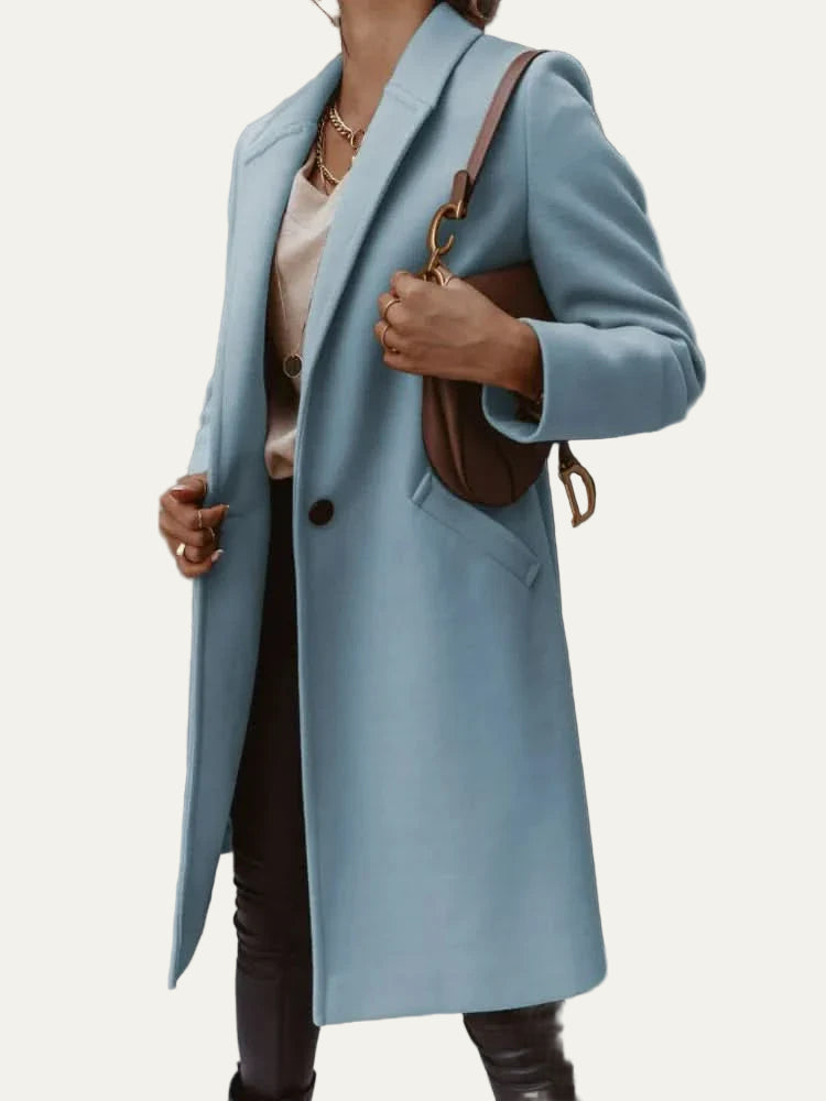 VogeLuxe | Women’s Tailored Single-Breasted Coat 1