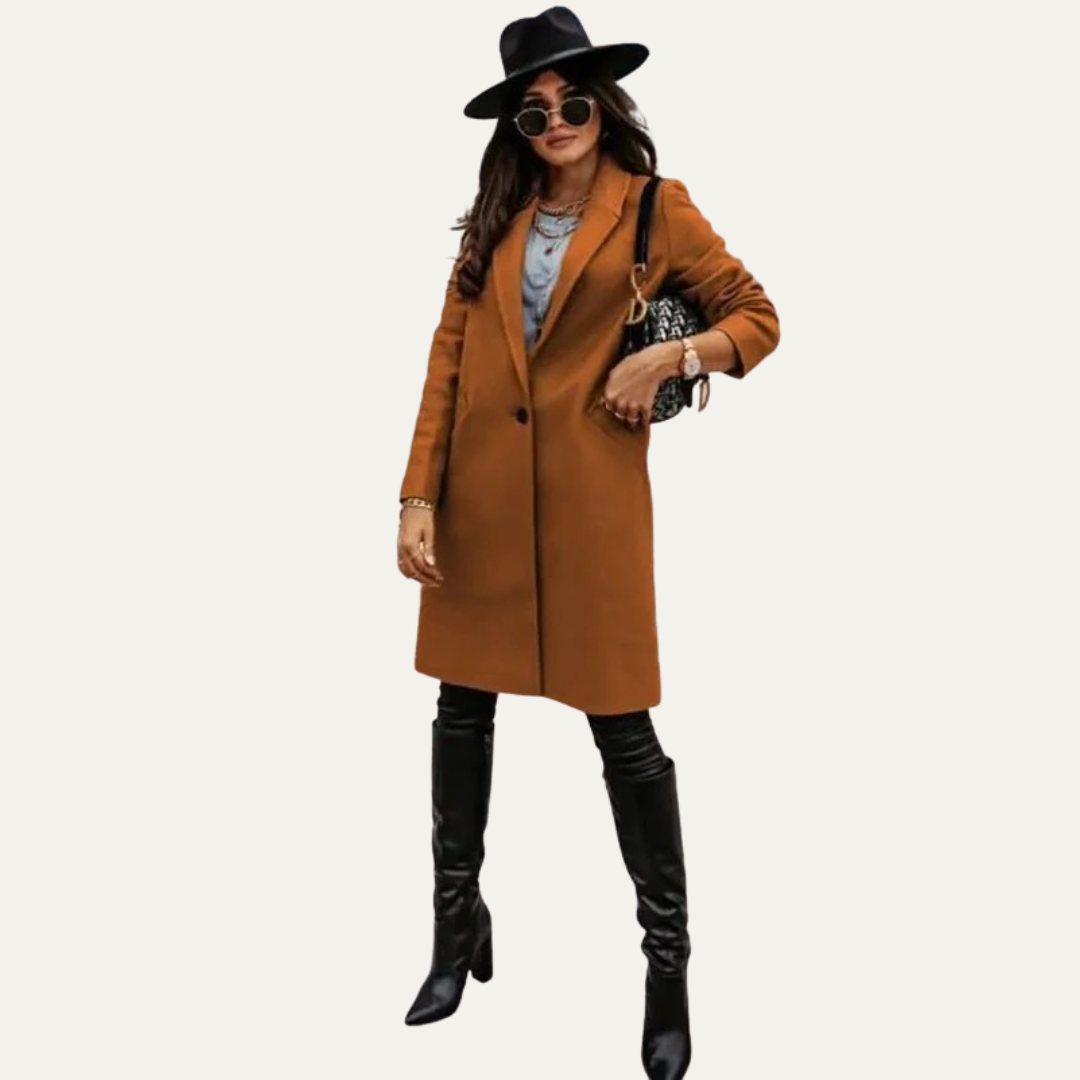VogeLuxe | Women’s Tailored Single-Breasted Coat 5
