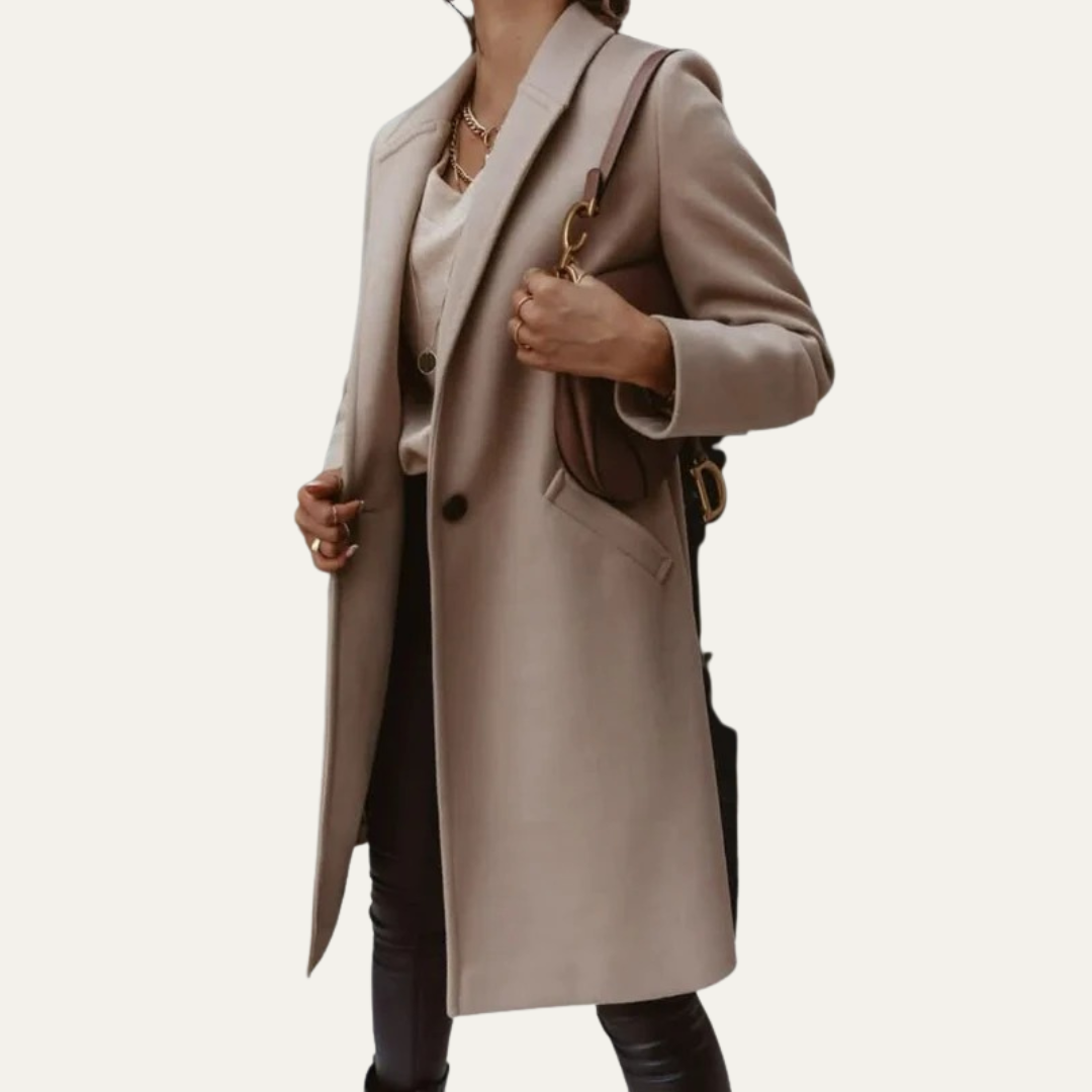 VogeLuxe | Women’s Tailored Single-Breasted Coat 7