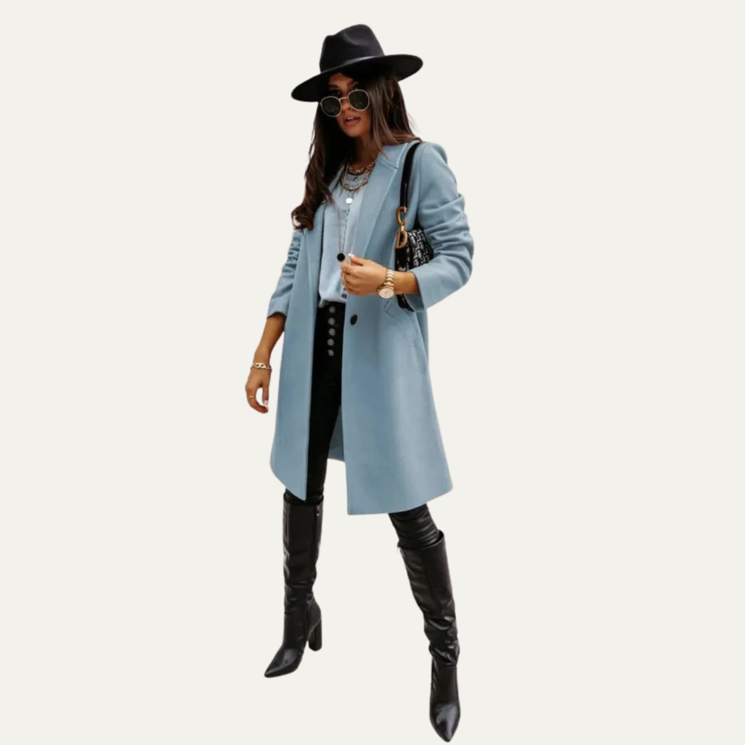 VogeLuxe | Women’s Tailored Single-Breasted Coat 8