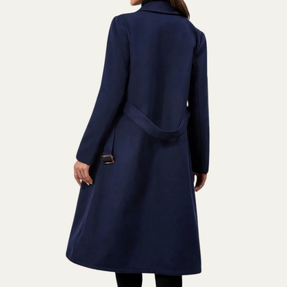 VogeLuxe | Women’s Timeless Tailored Long Overcoat 2