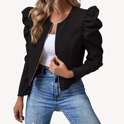 VogeLuxe | Women’s Versatile Puffed Sleeve Jacket 0
