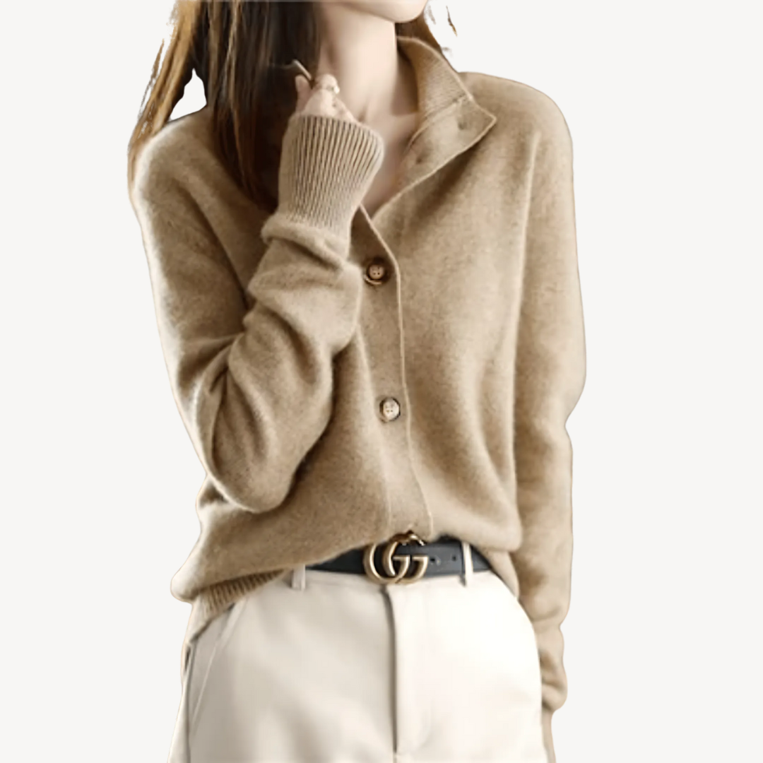 VogeLuxe | Women’s Vintage Cashmere Knitted Cardigan 0