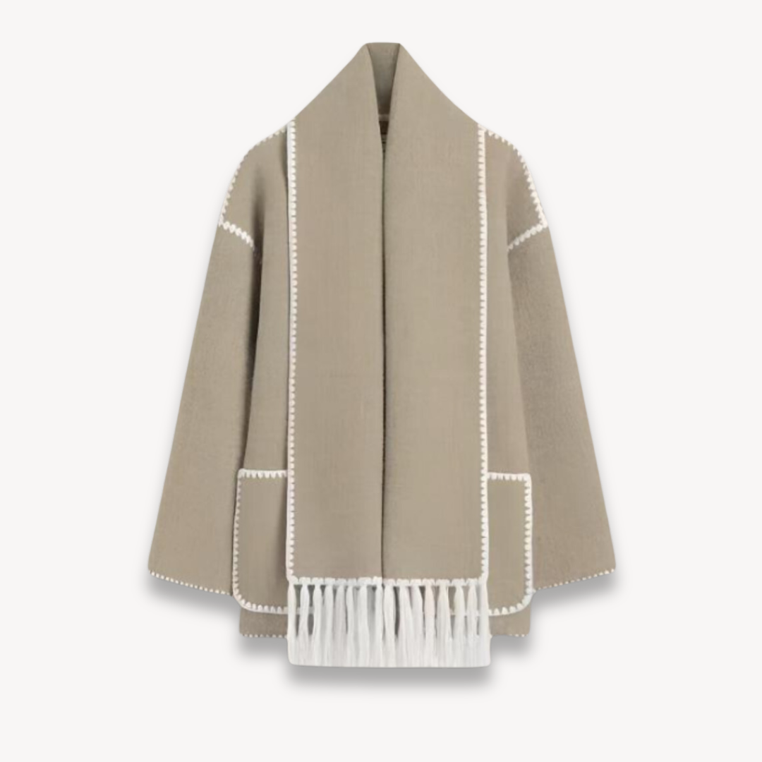 VogeLuxe | Women’s Vintage Patchwork Overcoat 3