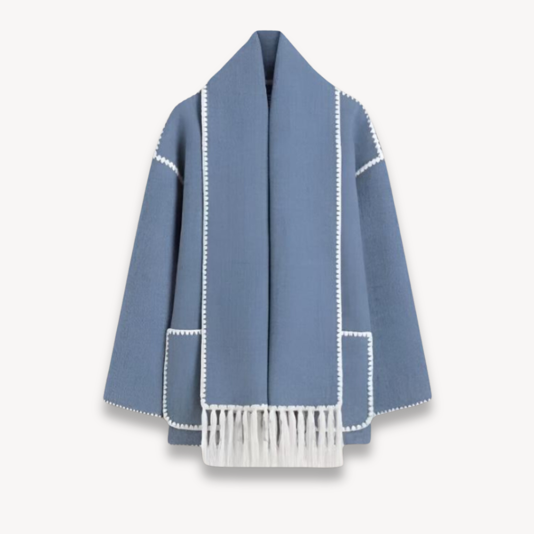 VogeLuxe | Women’s Vintage Patchwork Overcoat 5