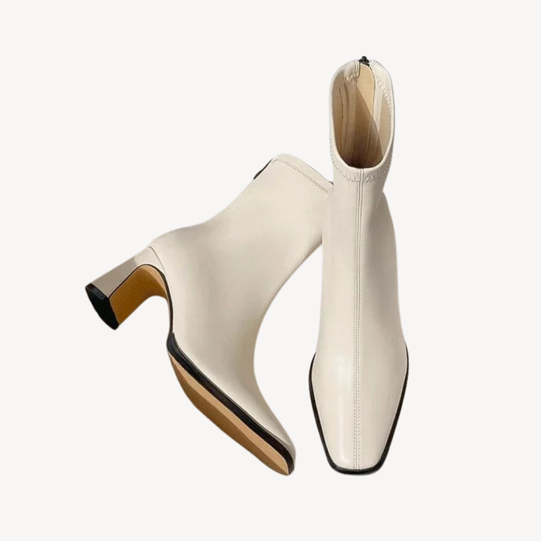 VogeLuxe | Women’s Vintage Square Toe Ankle Boots 6