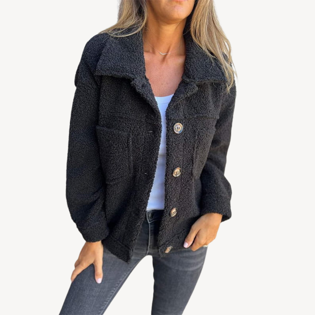 VogeLuxe | Women’s Warm Fleece Cropped Jacket 0