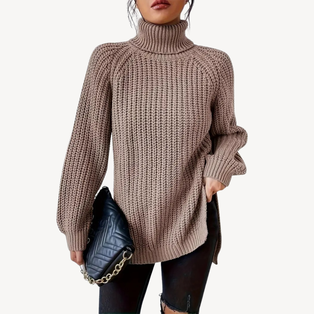 VogeLuxe | Women’s Y2K Turtleneck Knit Sweater 2