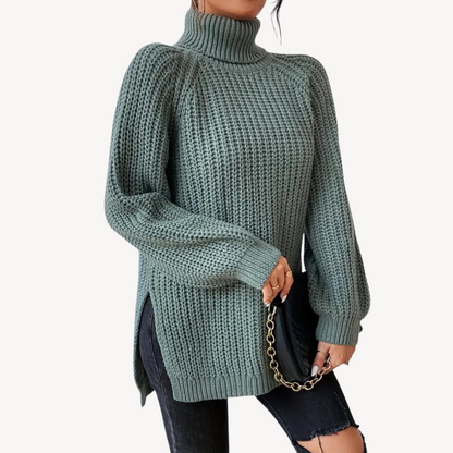 VogeLuxe | Women’s Y2K Turtleneck Knit Sweater 3