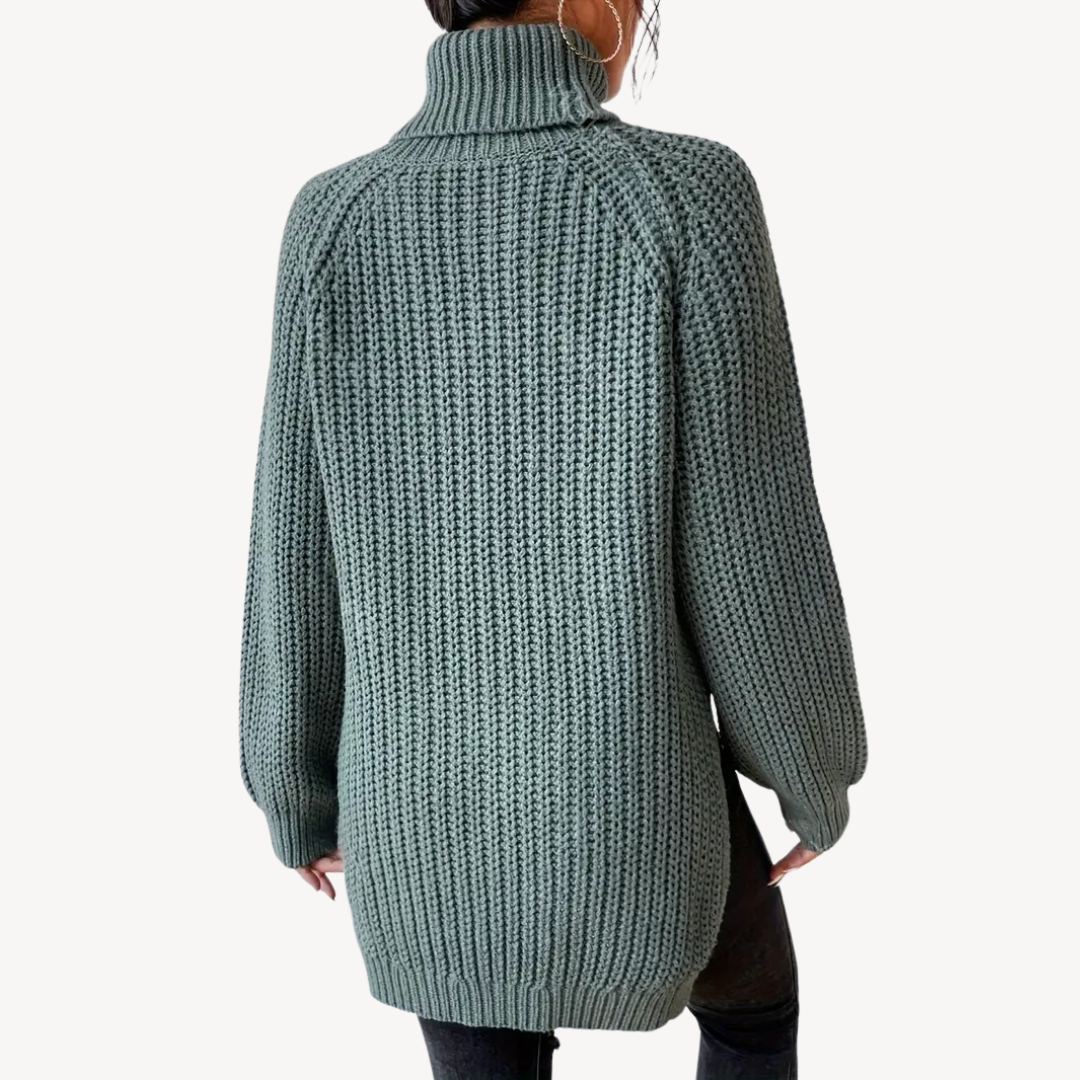 VogeLuxe | Women’s Y2K Turtleneck Knit Sweater 4