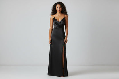 Luxurious Satin Formal Dress - Luxivelle