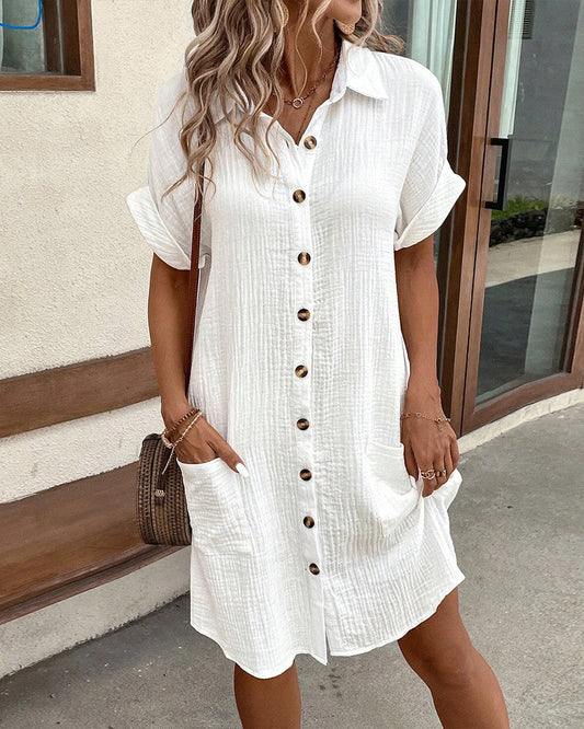Chic Classic Fit Polo Dress - Luxivelle